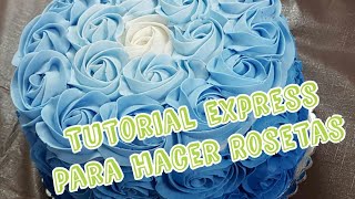 ¿Como hacer rosetas 👩‍🍳 Mini Tutorial Express CON LUDDYS [upl. by Crofoot]