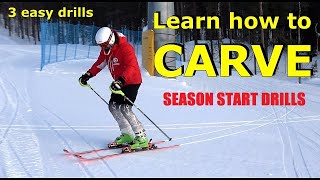 Learn how to CARVE  3 EASY DRILLS [upl. by Suinuj]