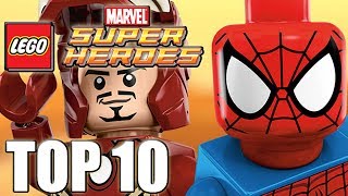 TOP 10 LEGO Marvel Superheroes Characters [upl. by Petr]