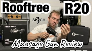 Rooftree R20 Massage Gun Review  POWERFUL [upl. by Orella743]