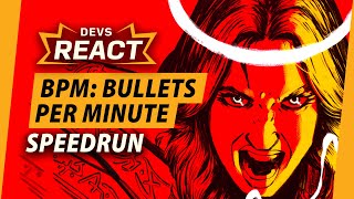 Developers React to Near Impossible BPM Speedrun [upl. by Okkin]