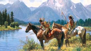 Native American Traditional Lakota Music [upl. by Nirtiak934]