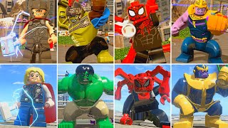 Evolution of Characters in LEGO Marvel Videogames [upl. by Mas]