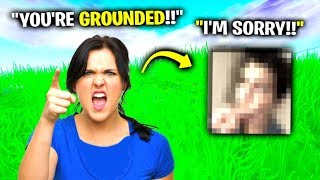 He Got Grounded From Fortnite [upl. by Eiknarf358]