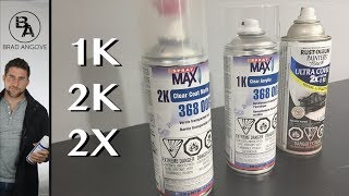 The difference between 1K 2K and 2X clear coat [upl. by Yrkcaz329]