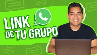 Cómo crear tu link de grupo de WhatsApp [upl. by Liuka]