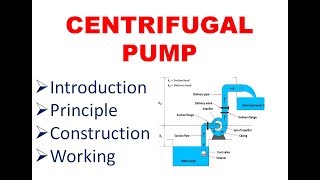 Centrifugal Pump  Construction  Principle  Working [upl. by Garald]