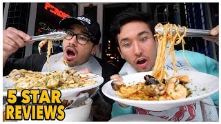 Eating At The BEST Reviewed Restaurant In San Francisco 5 STAR [upl. by Nnawaj]