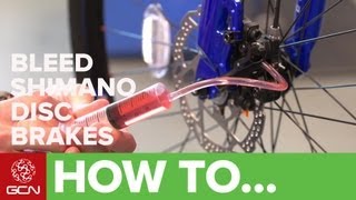 How To Bleed Shimano Hydraulic Disc Brakes [upl. by Riocard]