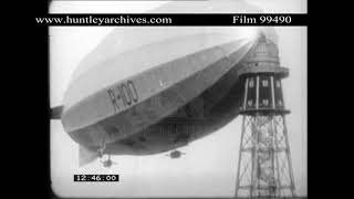 R100 and R101 Airships Archive film 99490 [upl. by Secrest]