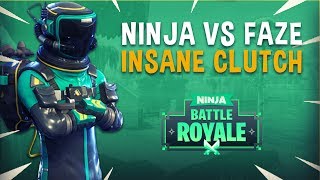 Ninja vs FaZe Game 2 Insane Clutch  Fortnite Tournament Gameplay [upl. by Thagard]