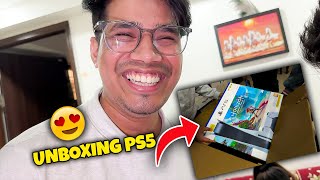 Finally UNBOXING Play Station 5 😍🎮 [upl. by Sira501]