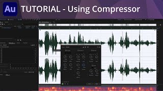 Adobe Audition Tutorial  Using the Compressor Effect [upl. by Kloman347]