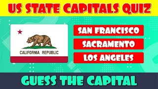 US State Capitals Quiz [upl. by Reahard]