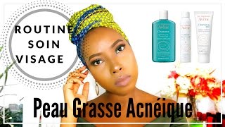 Routine Soin du Visage Peau Grasse Acnéique  AVENE Cleanance [upl. by Netsuj]