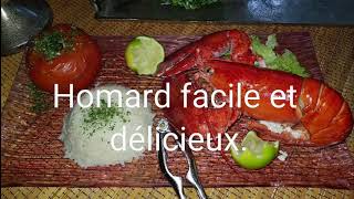 Homard recette facile [upl. by Retnuh]