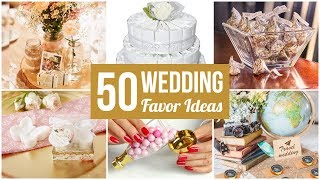 50 Best Wedding Favor Ideas  Your Guests Will Love Them [upl. by Motch]