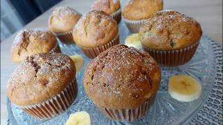 🍌🧁 Muffiny bananowe ekspresowe 🧁🍌 [upl. by Cleopatre]