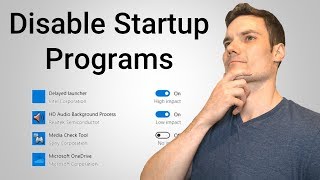 How to Disable Startup Programs in Windows 10 [upl. by Conah]