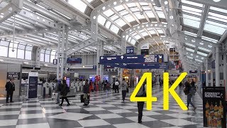 A 4K Video Tour of Chicago OHare International Airport ORD Terminals 13 [upl. by Nohtahoj]