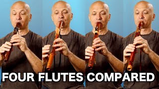 Native Flute Comparison 4 Makers [upl. by Gean]