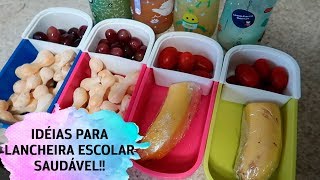 LANCHEIRA SAUDÃVEL OPÃ‡Ã•ES PRÃTICAS DE LANCHES PARA ESCOLA ðŸ˜‹ [upl. by Ainav]