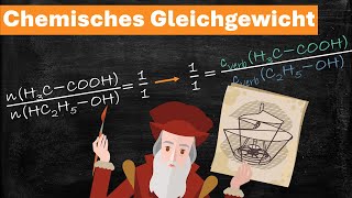 Einfach erklärt Das chemische Gleichgewicht  Gleichgewichtskonzentration [upl. by Ohnuj]