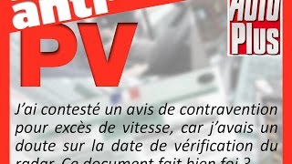 Ne pas confondre avis de contravention et PV [upl. by Joletta]