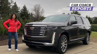 2021 Cadillac Escalade Luxury SUV Review  Better than the Navigator [upl. by Diann]