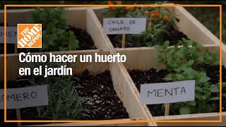 ¿Cómo hacer un huerto en el jardín [upl. by Shermie]