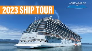 MAJESTIC PRINCESS  FULL SHIP TOUR  2023 [upl. by Nwahsear126]