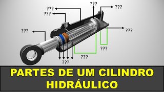 CILINDRO HIDRÁULICO  Partes Principais [upl. by Chicky]