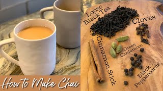 How To Make Chai Tea  Indian Tea [upl. by Asirem204]