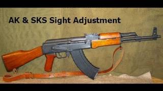 How to Adjust AK  SKS Iron Sights [upl. by Sumaes]