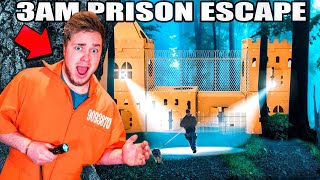 3AM BOX FORT Prison ESCAPE Chased By Bounty Hunters 😱📦 [upl. by Lehplar217]