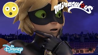 Miraculous Ladybug  Cat Noir Sees Marinette’s Transformation 😱  Disney Channel UK [upl. by Lugo]