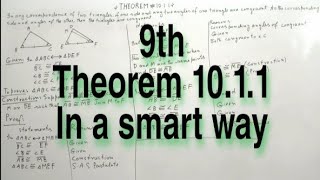 Theorem 1011 class 9 SSC I 2020 [upl. by Aarika]