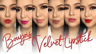 Bourjois Rouge Edition Velvet Lipstick  choose your color [upl. by Janyte]