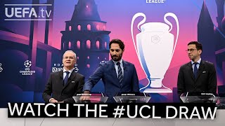 UEFA Champions League Round of 16 Draw [upl. by Sufur]