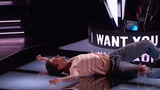 Top 10 performance That made coaches Fall Off chairs in The voice Audition 2018 [upl. by Ahsyad354]