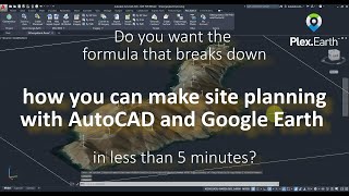 Wind Farm Site Planning with Google Earth and AutoCAD  PlexEarth [upl. by Landan]