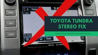 Toyota Tundra Radio Stereo Fix [upl. by Akeihsal]