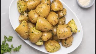 Buttery Boiled Potatoes with Fresh Herbs [upl. by Nerdna]