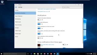 How To Enable App Notifications In Windows 10 Tutorial [upl. by Mattias579]