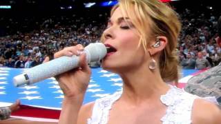 Leann Rimes National Anthem  2011 NCAA Mens Basketball Tournament [upl. by Sholeen]