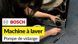 Comment Changer la Pompe de Vidange dun LaveLinge Bosch [upl. by Ellecram419]