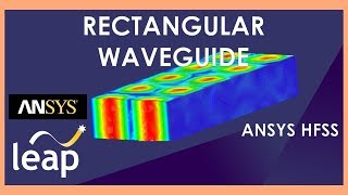 Rectangular Waveguide ANSYS HFSS [upl. by Yrtneg633]