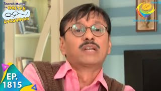 Taarak Mehta Ka Ooltah Chashmah  Episode 1815  Full Episode [upl. by Ger]