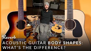 7 Acoustic Guitar Body Shapes Their Differences and Sounds  Reverb [upl. by Assenahs]