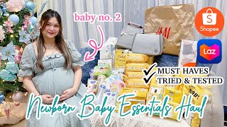 NEWBORN BABY HAUL ♡  Baby Essentials  Junina Ador Dionisio [upl. by Ehpotsirhc284]